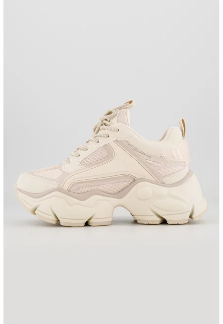 Полускосени маратонки Binary Athena с масивен дизайн - Светлолилав/Бежов