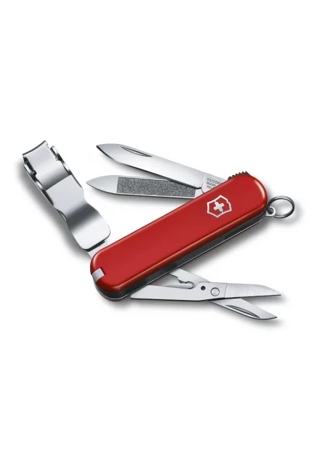 Швейцарско ножче  0.6463 Nailclip - Червен