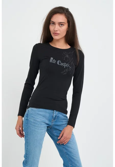 Слим блуза с лого