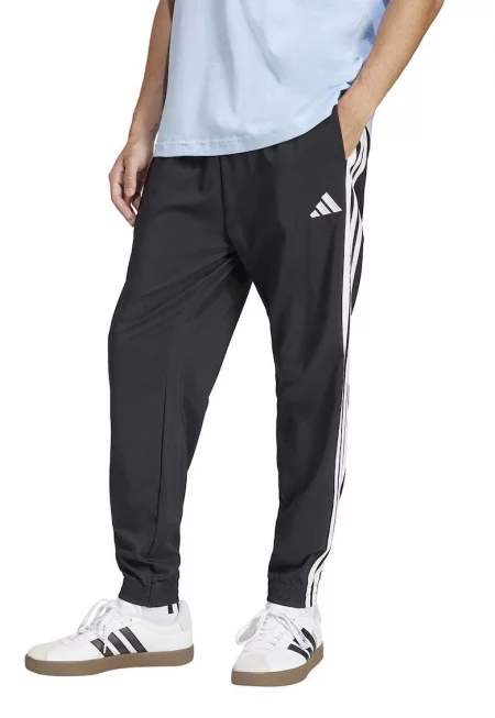 Спортен панталон с лого - Черен/Бял