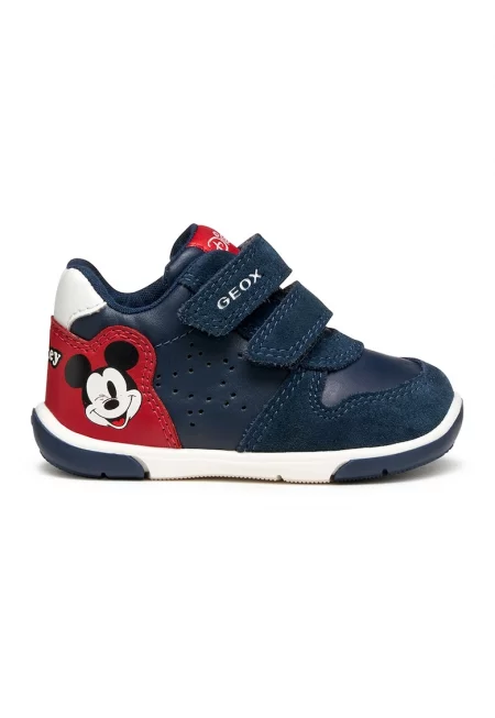 Спортни обувки с велкро и дизайн на Mickey Mouse