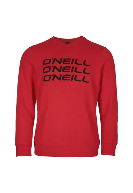 Суитшърт с качулка  Triple Stack Crew 21` - Червен