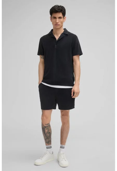 Тениска Regular Fit с поло яка 30046093 - Черен