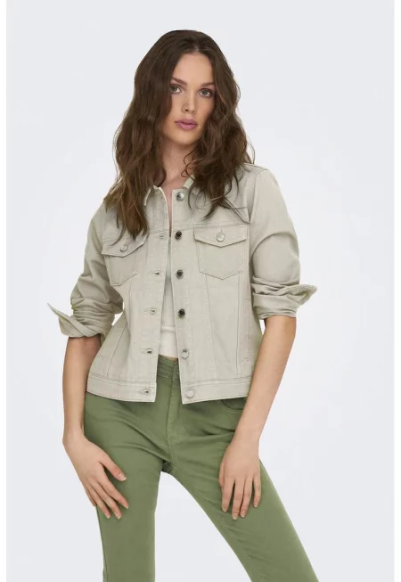 Яке от деним с джобове на гърдите