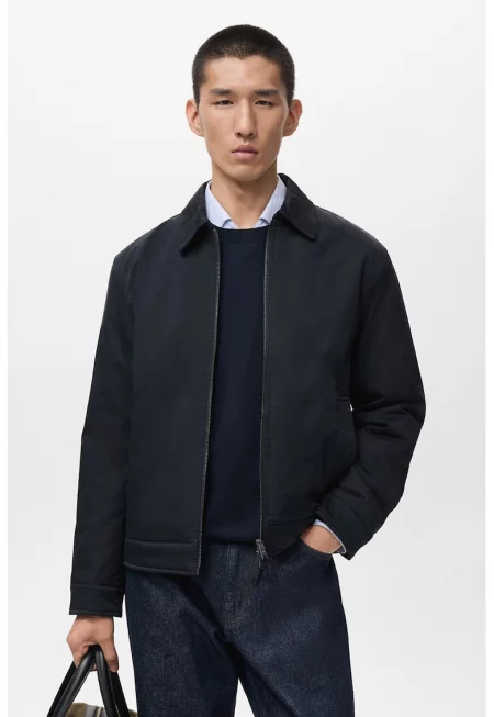 Яке с цип и остра яка