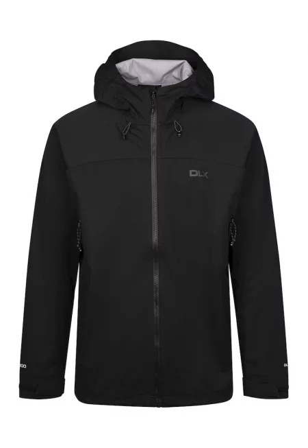 Зимно трекинг яке с джобове встрани - Черен