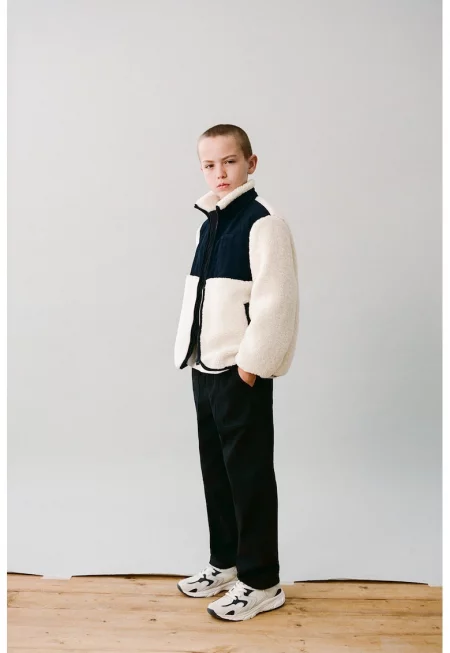 Зимно яке Sherpa с котрасти