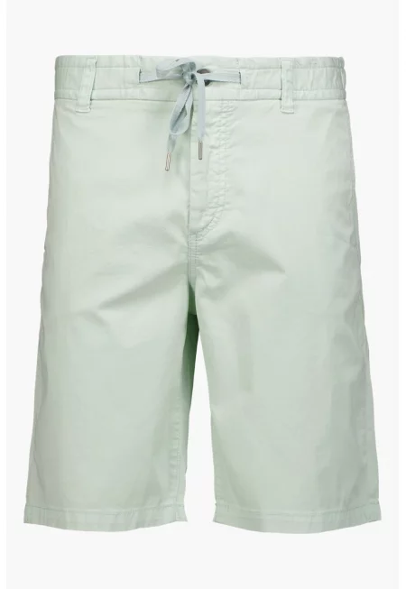 Бермуди чино със скосени джобове - Тюркоаз