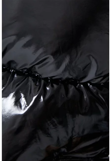 Бляскаво ватирано зимно яке