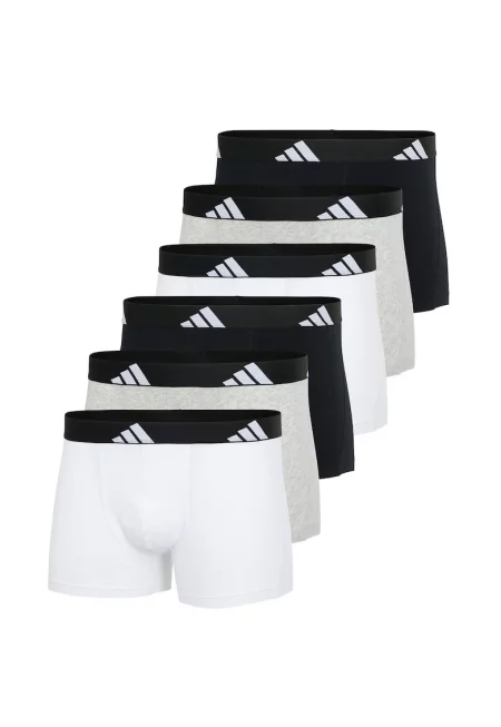 Боксерки Active Flex - 6 чифта - Бял/Черен/Сив