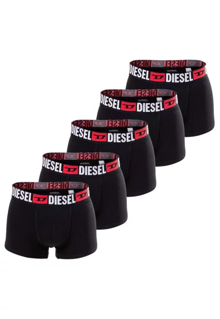 Боксерки с лого - 5 чифта - Черен