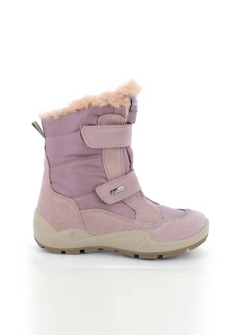 Боти с велур и велкро