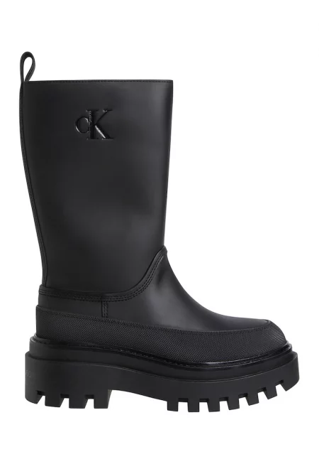 Ботуши с кожа - Черен