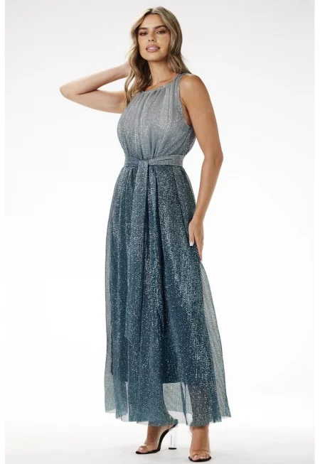 Дълга рокля без ръкави A703