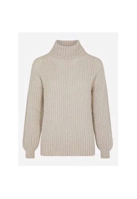 Дамска блуза  303350628 - Акрил/Полиамид - Бежов - Бежов