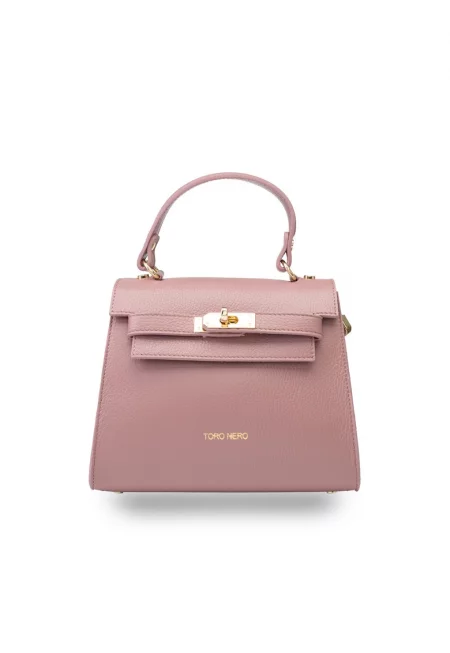 Дамска чанта от естествена кожа - зелена