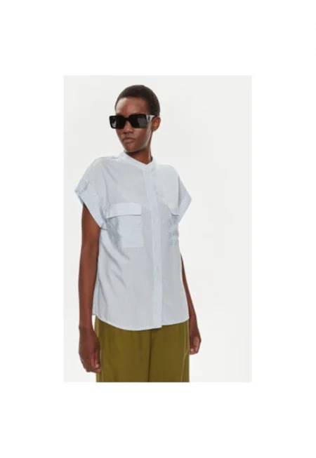 Дамска риза -  303566227 - Вискоза - Синя