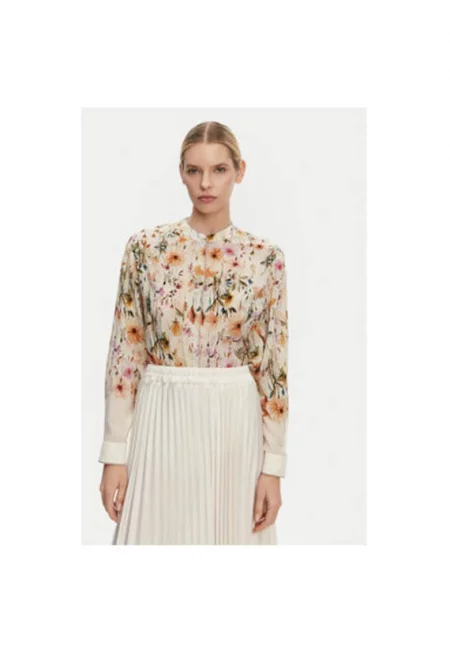 Дамска риза -  304968372 - Коприна - Бежов