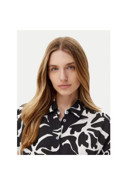 Дамска риза  FR25SD3009W428K9 - Вискоза - Черен - Черен