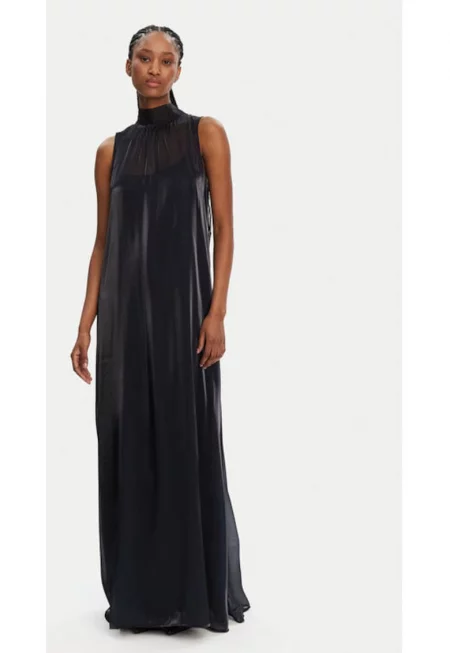 Дамска рокля -  304549311 - Полиестер - Син - Син