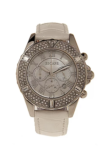 Дамски часовник  модел ECP10385 - каишка от екологична кожа - 36мм - водоустойчивост 5 ATM