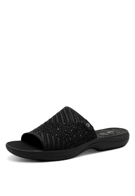 Дамски чехли 8 27262 44 - Черен