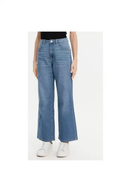 Дамски панталон  1043509 - Памук - Син - Син