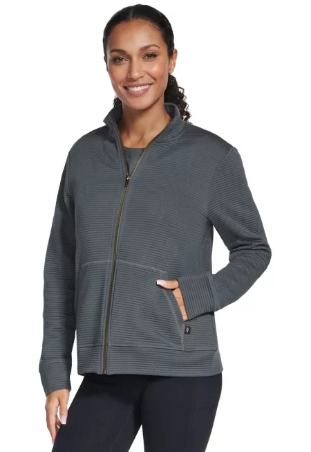 Дамски суичър  Go Walk Everywhere Full Zip Hoodless 6396364 - Зелен