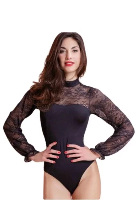 Дамско боди с дълъг ръкав 39359