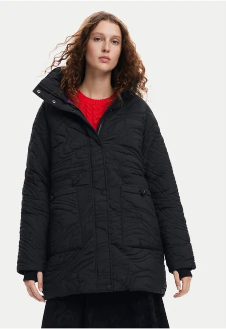 Дамско яке -  304477331 - Полиамид - Черно - Черен