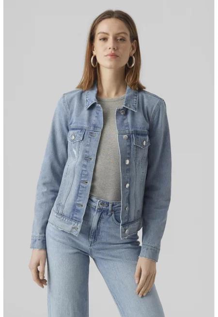 Дънково яке с копчета