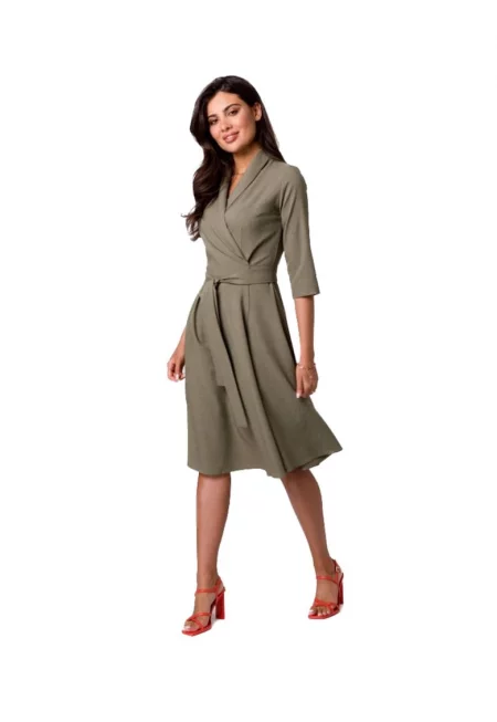 Елегантна дамска рокля -  Ibliramur - Зелен