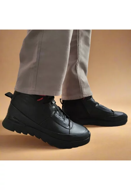 Ежедневни мъжки боти  E601 Black - черни - Черен