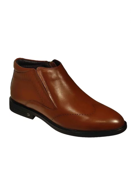 Ежедневни мъжки боти  El17 Brown - Cognac Brown - Коняк