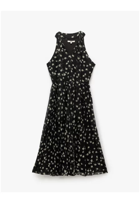 Флорална миди рокля