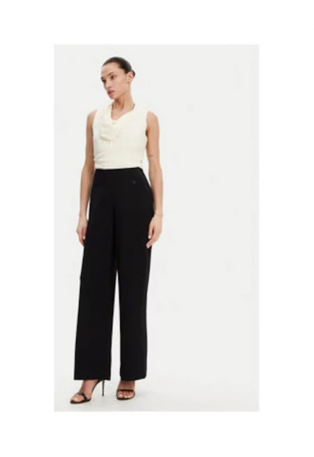 Гащеризн с дизайн 2 в 1 - DD4JGD26 - 100% полиестер - Черен/Екрю