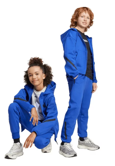 Худи Z.N.E. с цип - Кралско Синьо