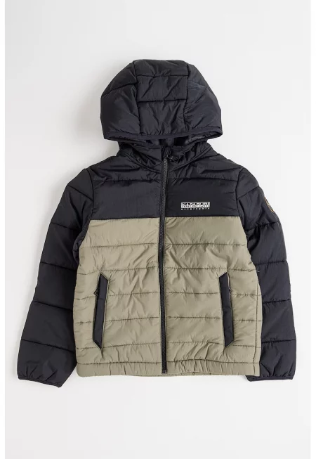 Капитонирано зимно яке с качулка