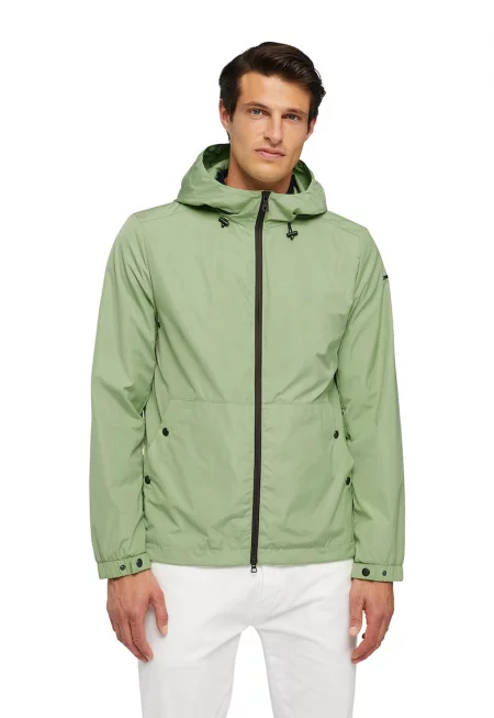 Къса парка с качулка