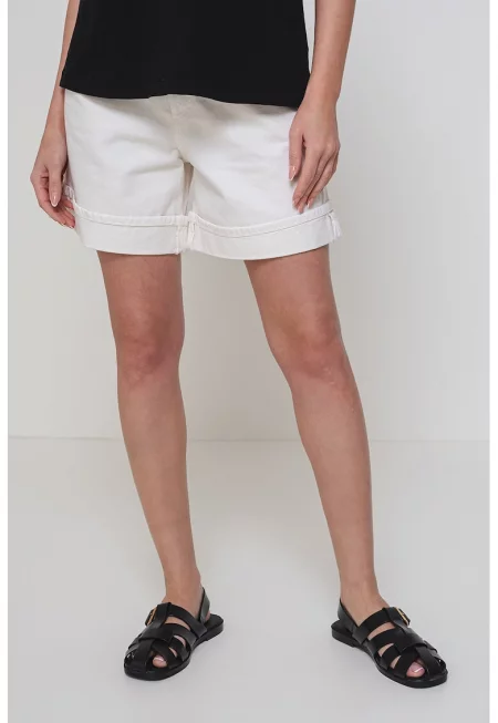 Къси дънки - Мръснобял