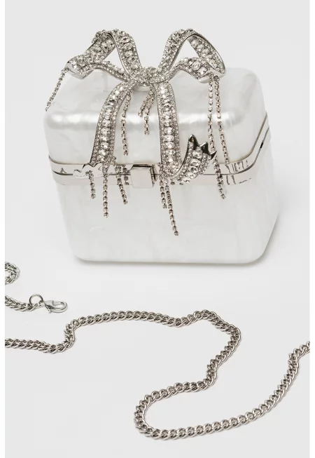 Клъч с панделка - Слонова кост