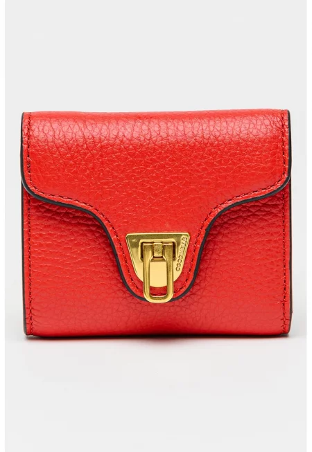 Кожен портфейл Beat Soft - Аленочервен