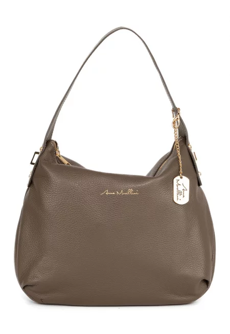 Кожена чанта с допълнителна презрамка