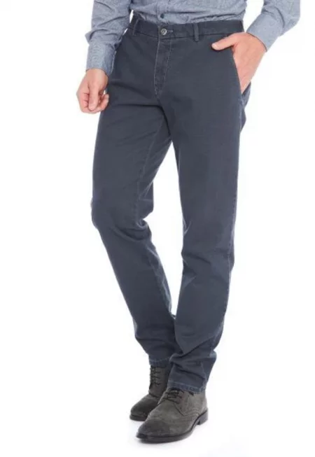 Мъжки панталон - W. Wegener - Ventus 6647 - Сив - Сив