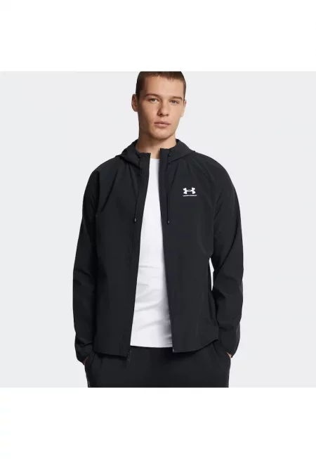 Мъжко спортно яке -  Rival Wvn Windbreaker - черно - полиестер