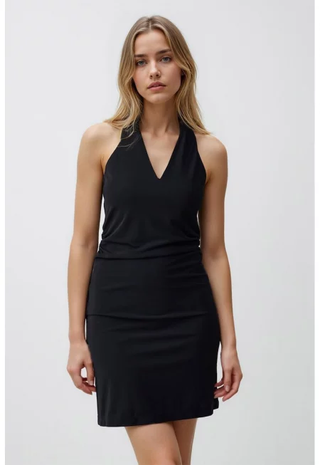 Миди рокля с шпиц