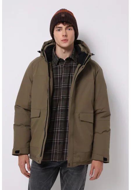 Непромокаемо ватирано зимно яке - Каки