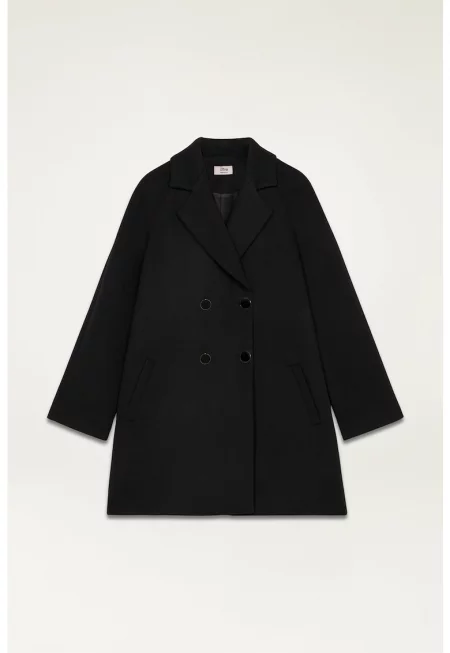 Палто с двуредно закопчаване