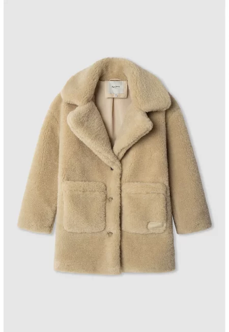 Палто с копчета и джобове