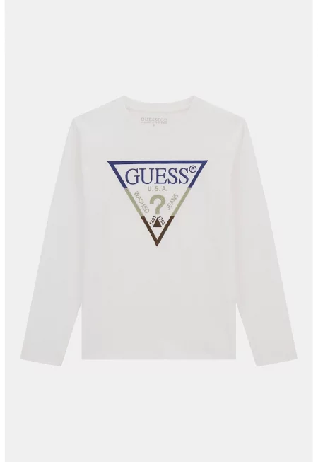 Памучна блуза с лого